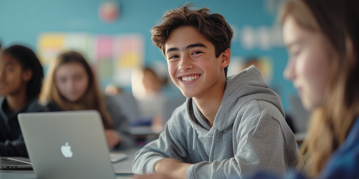 students in a classroom